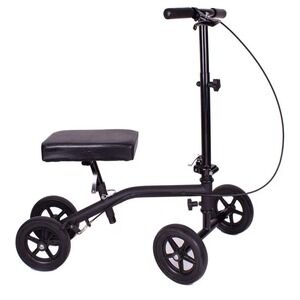 Carex Economy Rolling Knee Walker -Comfortable Padding Steerable Knee Scooter